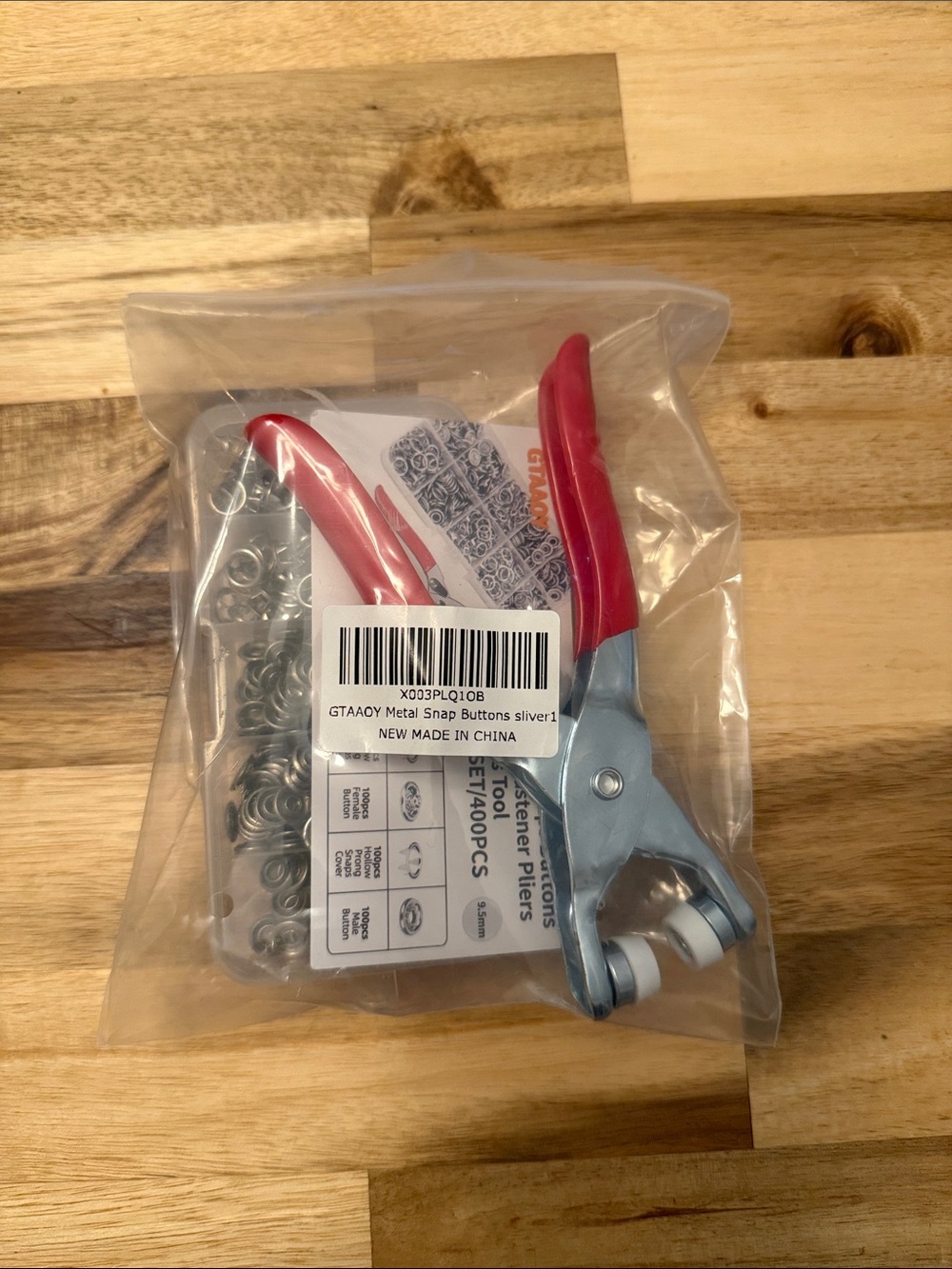 Metal Snap Button Pliers Kit
